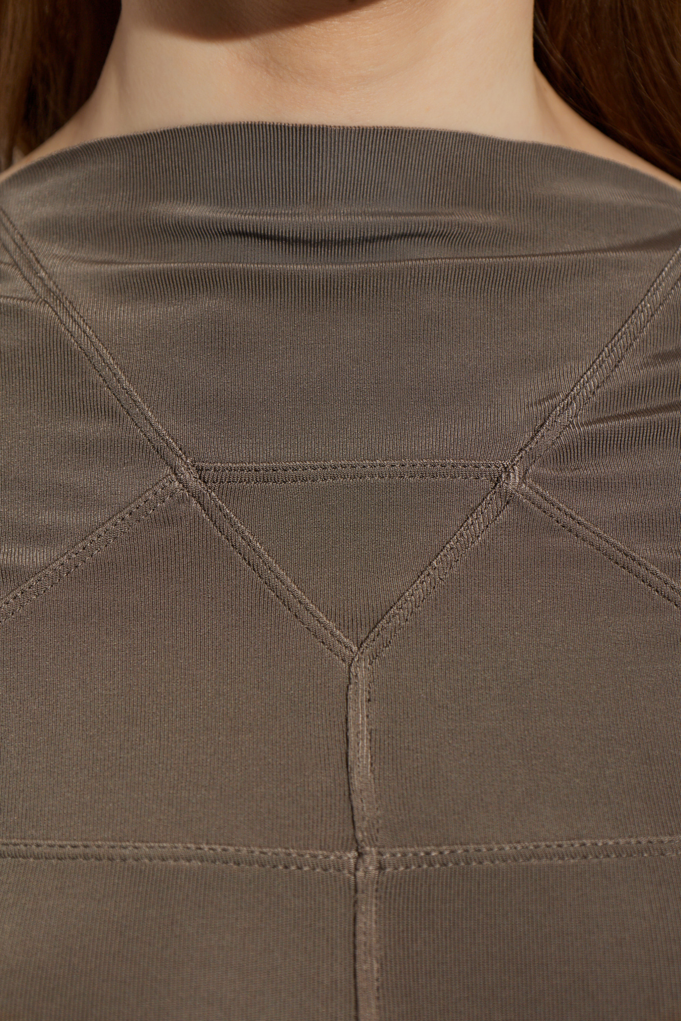 Rick Owens Fitted top with raw edges | Women's | Vitkac
